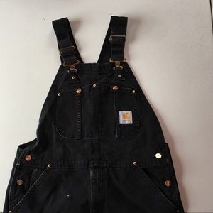 🔥Carhartt🔥Bibs Black Size Large